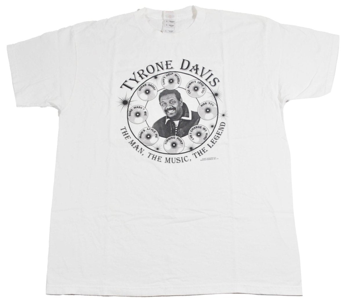 1990s - Yesterday's Attic: Unisex Tyrone Davis Shirt - XL - Shirts - ThrowbackBuys -Yesterday's Attic