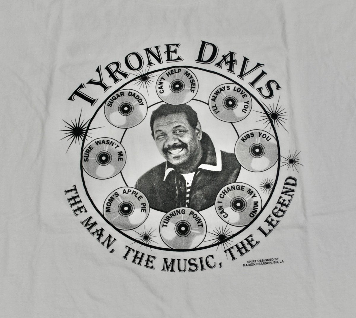 1990s - Yesterday's Attic: Unisex Tyrone Davis Shirt - XL - Shirts - ThrowbackBuys -Yesterday's Attic