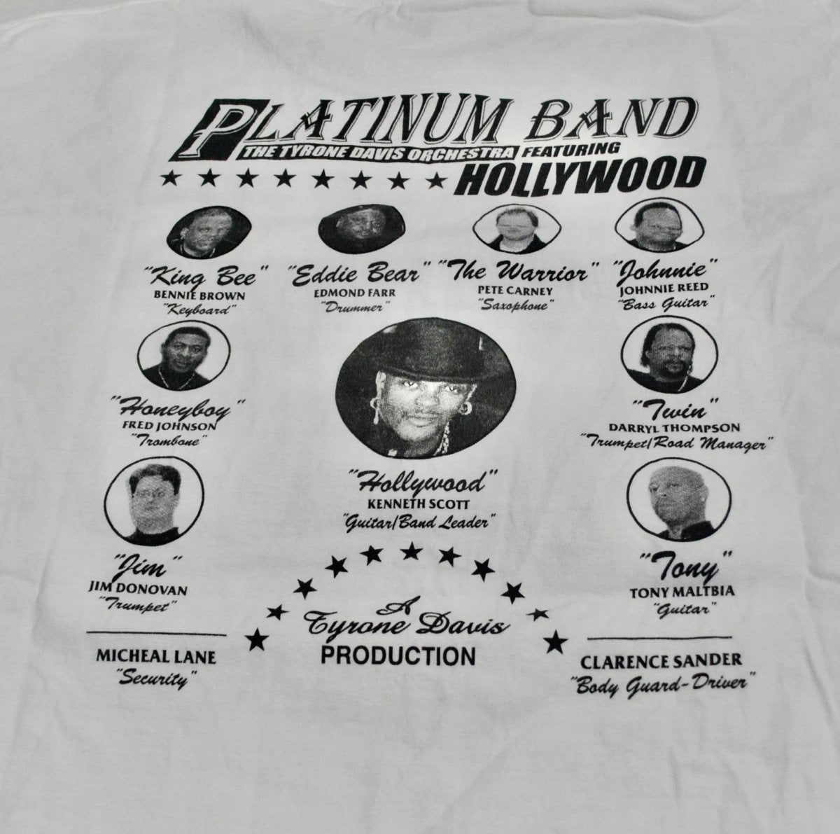 1990s - Yesterday's Attic: Unisex Tyrone Davis Shirt - XL - Shirts - ThrowbackBuys -Yesterday's Attic