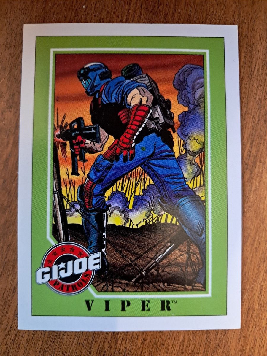 1991 Cobra Viper G.I. Joe A Real American Hero Trading Card Impel - Trading Cards - ThrowbackBuys - Retrotoyz&gamez87