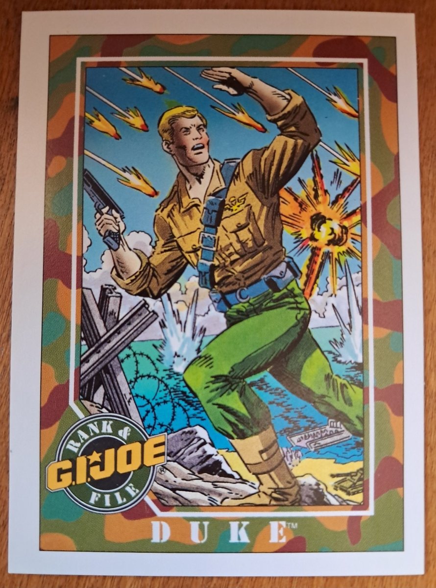 1991 Duke G.I. Joe A Real American Hero Trading Card Impel - Trading Cards - ThrowbackBuys - Retrotoyz&gamez87