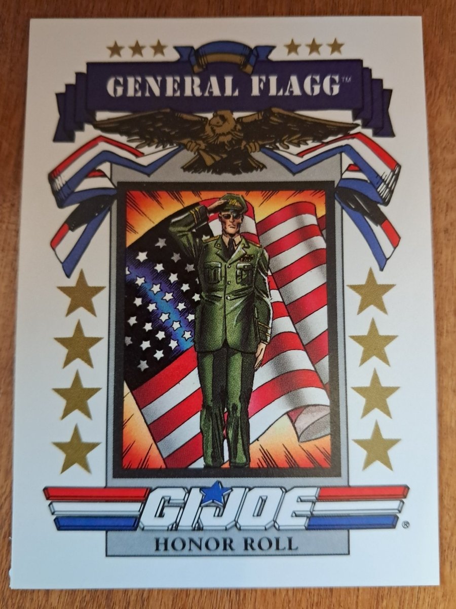1991 General Flagg G.I. Joe A Real American Hero Trading Card Impel - Trading Cards - ThrowbackBuys - Retrotoyz&gamez87