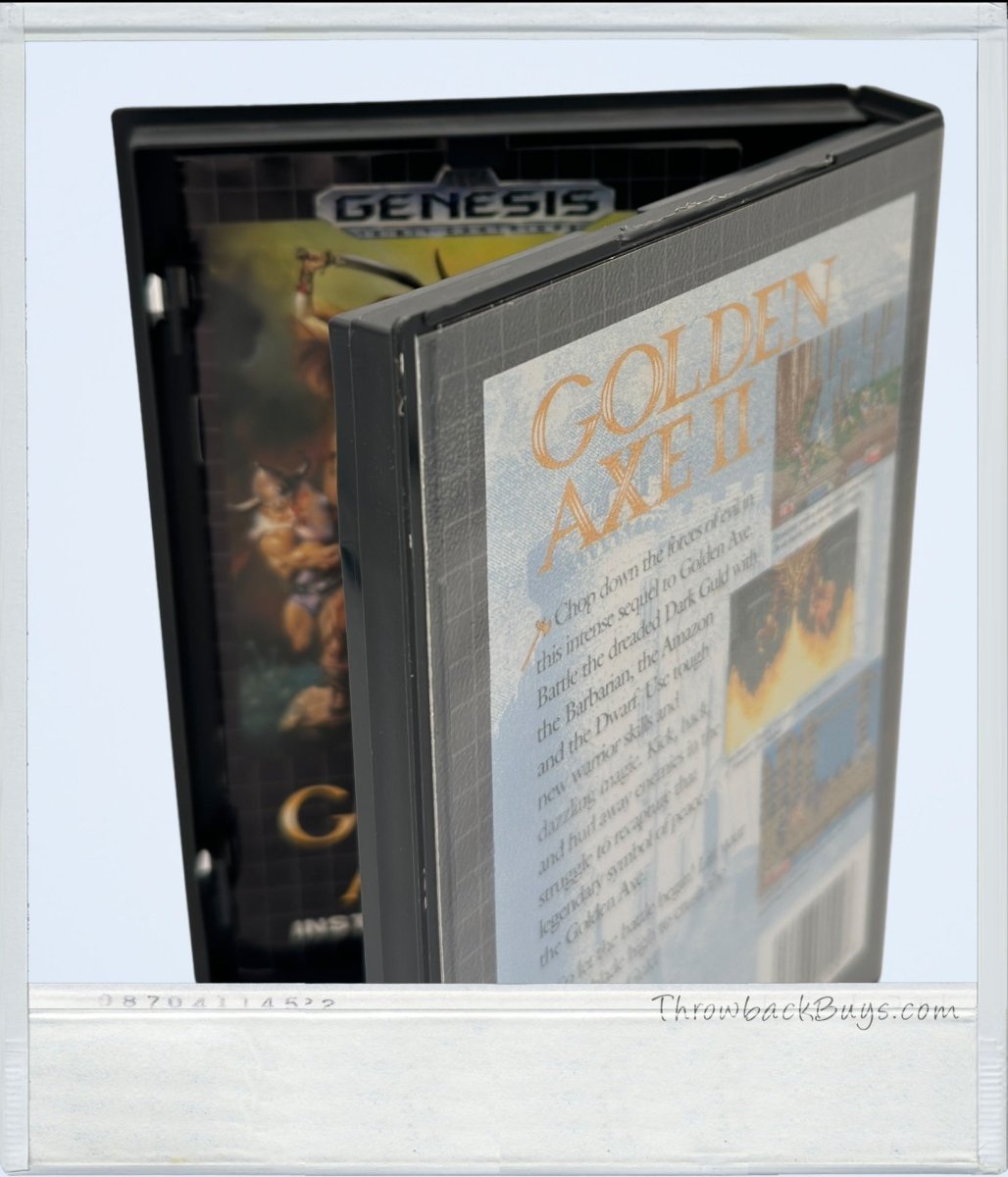 1991 - Golden Axe II Sega Genesis COMPLETE Game - RARE - Video Games - ThrowbackBuys - ThrowbackBuys