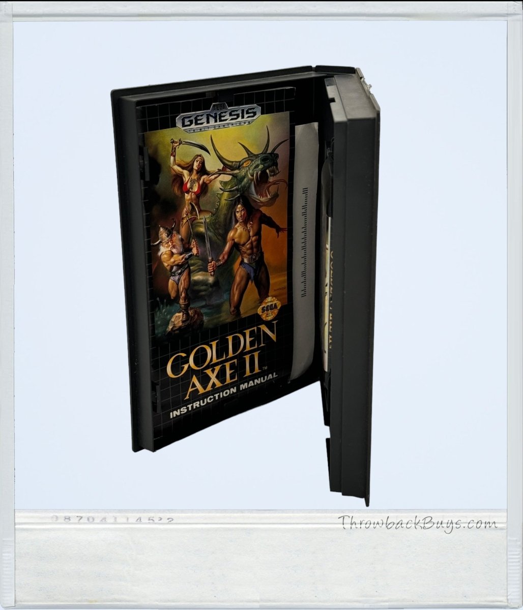 1991 - Golden Axe II Sega Genesis COMPLETE Game - RARE - Video Games - ThrowbackBuys - ThrowbackBuys