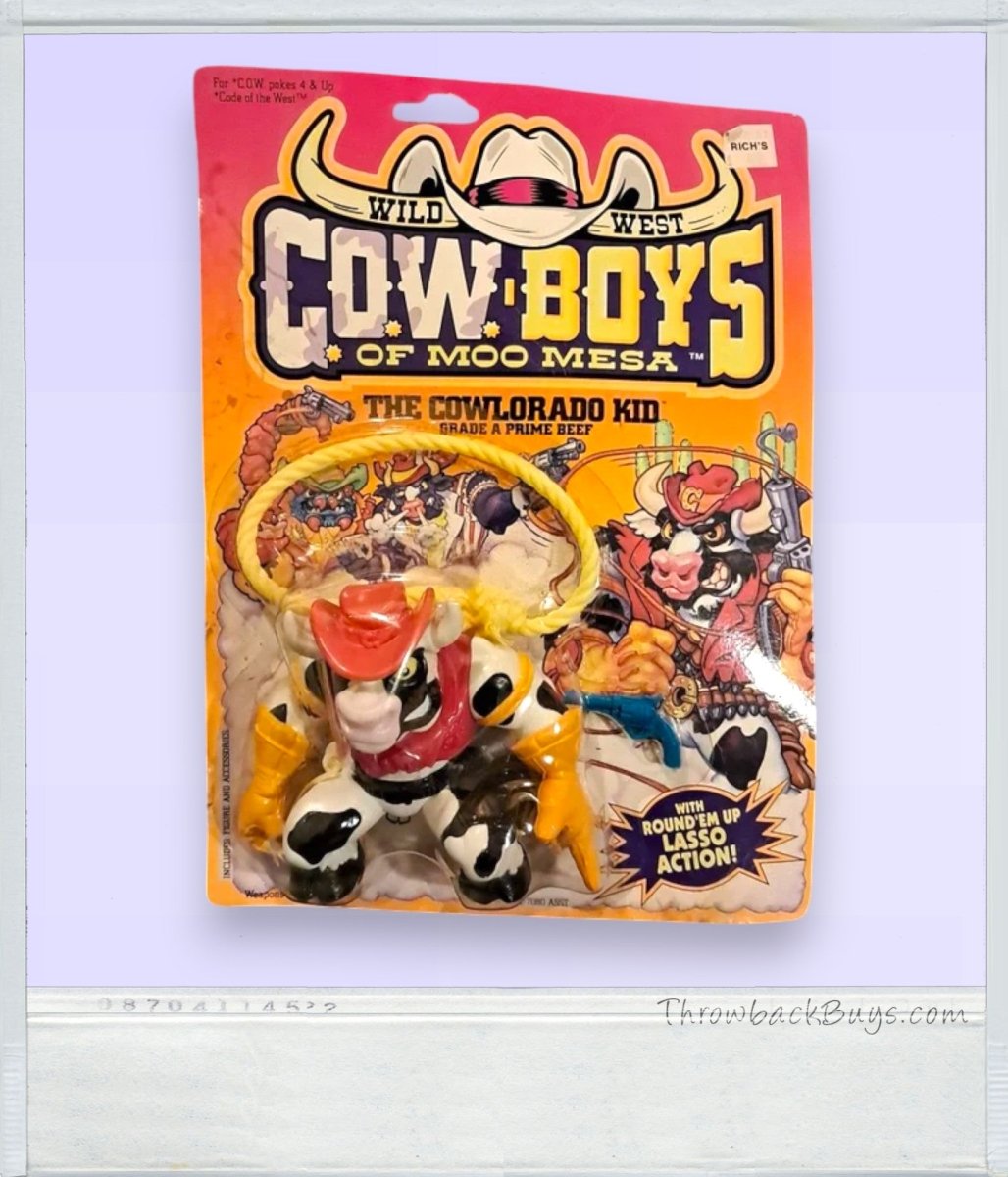 1991 - HASBRO: C.O.W. Boys Of Moo Mesa "Cowlorado Kid" - RARE - Action Figures & Collectibles - ThrowbackBuys - Retrotoyz&gamez87