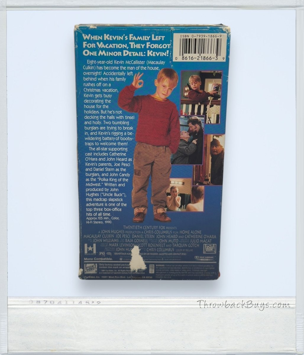 1991 - Home Alone VHS - VHS - ThrowbackBuys - ThrowbackBuys
