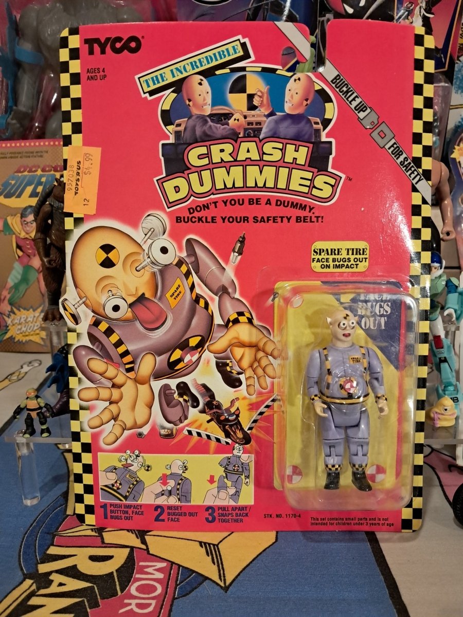 1991 - Incredible Crash Dummies "Spare Tire" Sealed Tyco - Action Figures & Collectibles - ThrowbackBuys - Retrotoyz&gamez87