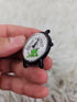 1991 - Lorus Kermit The Frog Black Round Case Black Faux Leather Band Watch - Watches - ThrowbackBuys - The Thrifty Gypsyy Shop