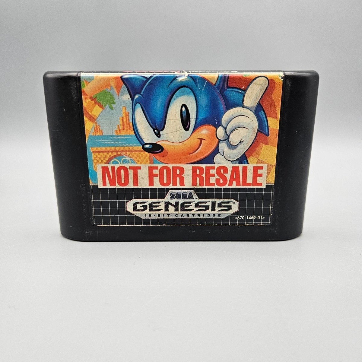 1991 - Sega Genesis: Sonic the Hedgehog [Not for Resale] No Manual - Video Games - ThrowbackBuys - Pinnaclecollectibles
