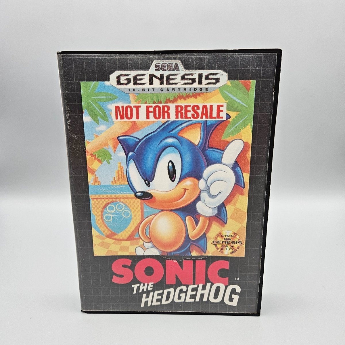 1991 - Sega Genesis: Sonic the Hedgehog [Not for Resale] No Manual - Video Games - ThrowbackBuys - Pinnaclecollectibles