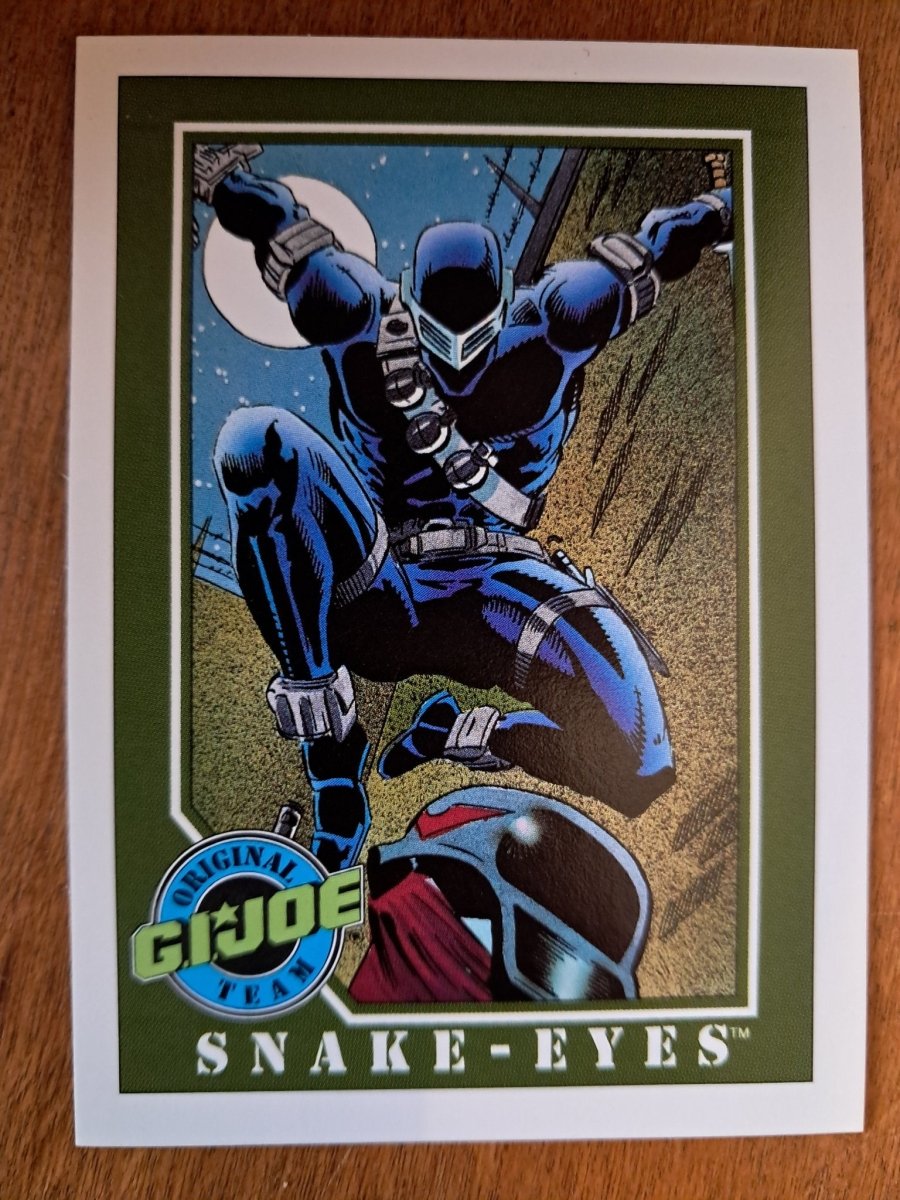 1991 Snake - Eyes G.I. Joe A Real American Hero Trading Card Impel - Trading Cards - ThrowbackBuys - Retrotoyz&gamez87