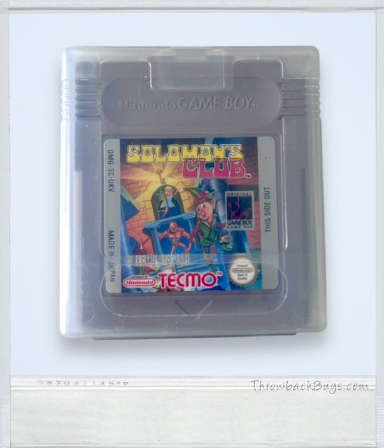 1991 – Solomon’s Club (Nintendo Game Boy) - Video Games - ThrowbackBuys - ThrowbackBuys