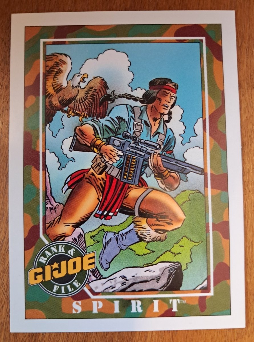 rare gi joe cards 1991 Spirit G.I. Joe A Real American Hero Trading Card Impel
