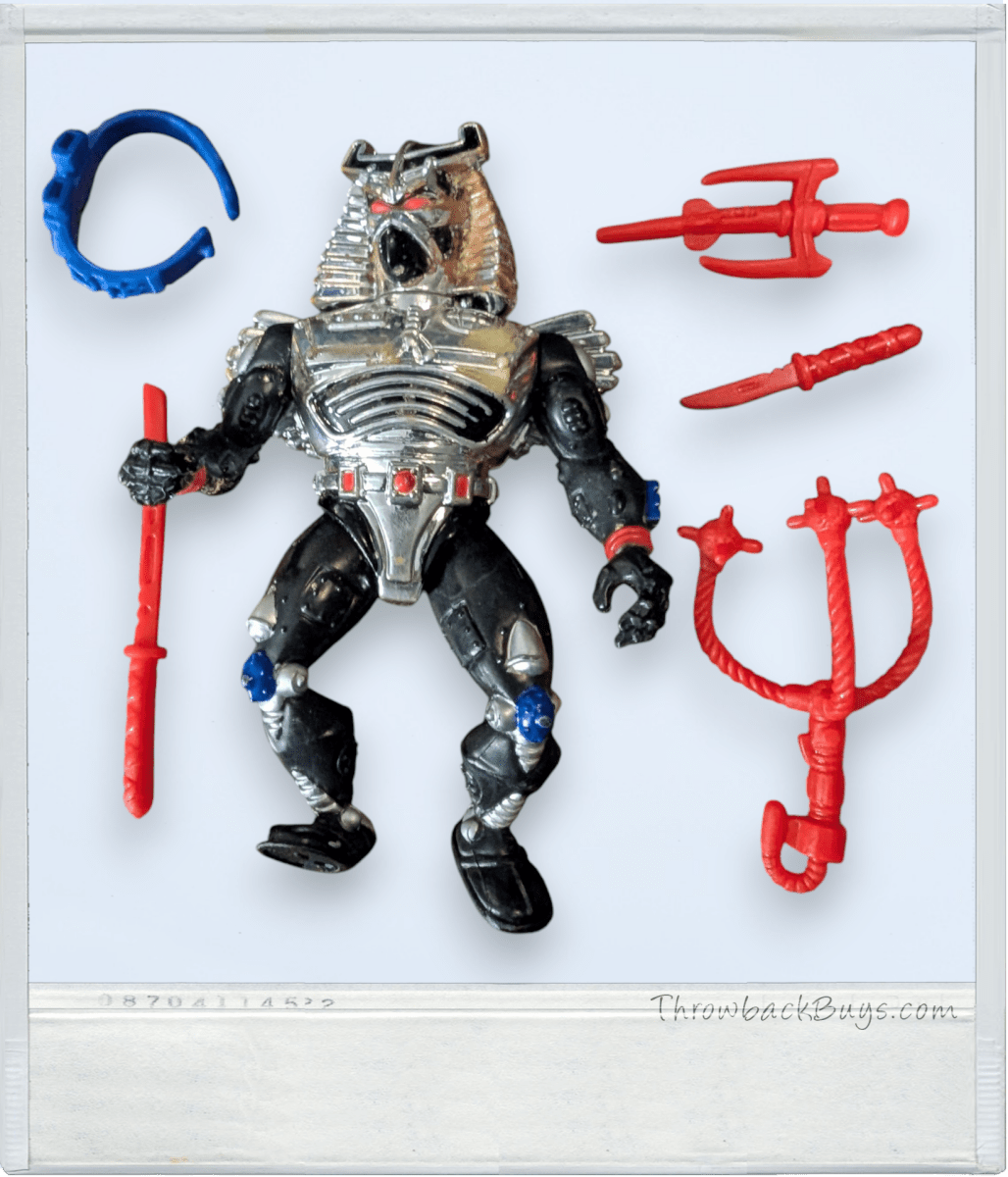 1991 - TMNT Action Figure - Chrome Dome (Complete/Damaged) - Action Figures & Collectibles - ThrowbackBuys - Slaqr Retro Gaming & Collectibles