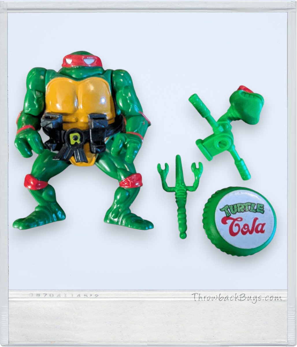 1991 - TMNT Action Figure - Head Droppin' Raph (Complete) - Action Figures & Collectibles - ThrowbackBuys - Slaqr Retro Gaming & Collectibles
