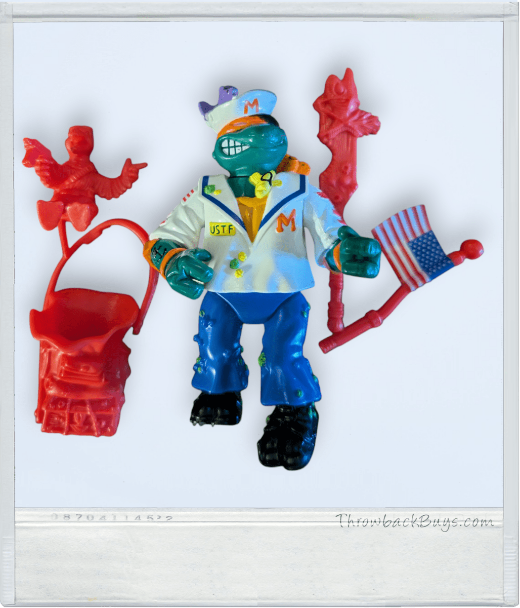 1991 - TMNT Action Figure - Midshipman Mike (Complete) - Action Figures & Collectibles - ThrowbackBuys - Slaqr Retro Gaming & Collectibles
