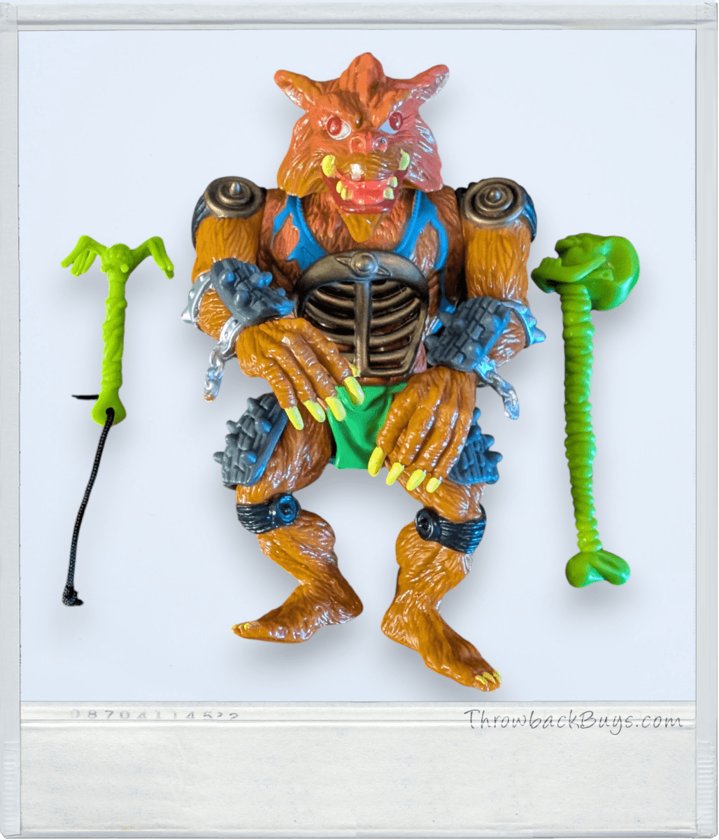 1991 - TMNT Action Figure - Rahzar - Unpainted Nose Variant (Nearly Complete) - Action Figures & Collectibles - ThrowbackBuys - Slaqr Retro Gaming & Collectibles