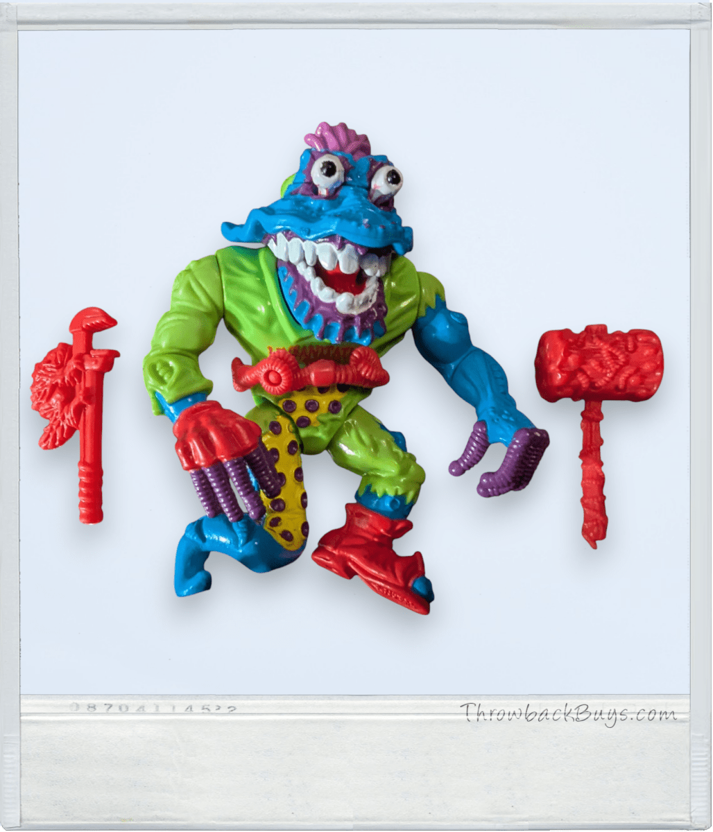 1991 - TMNT Action Figure - Wyrm (Nearly Complete) - Action Figures & Collectibles - ThrowbackBuys - Slaqr Retro Gaming & Collectibles
