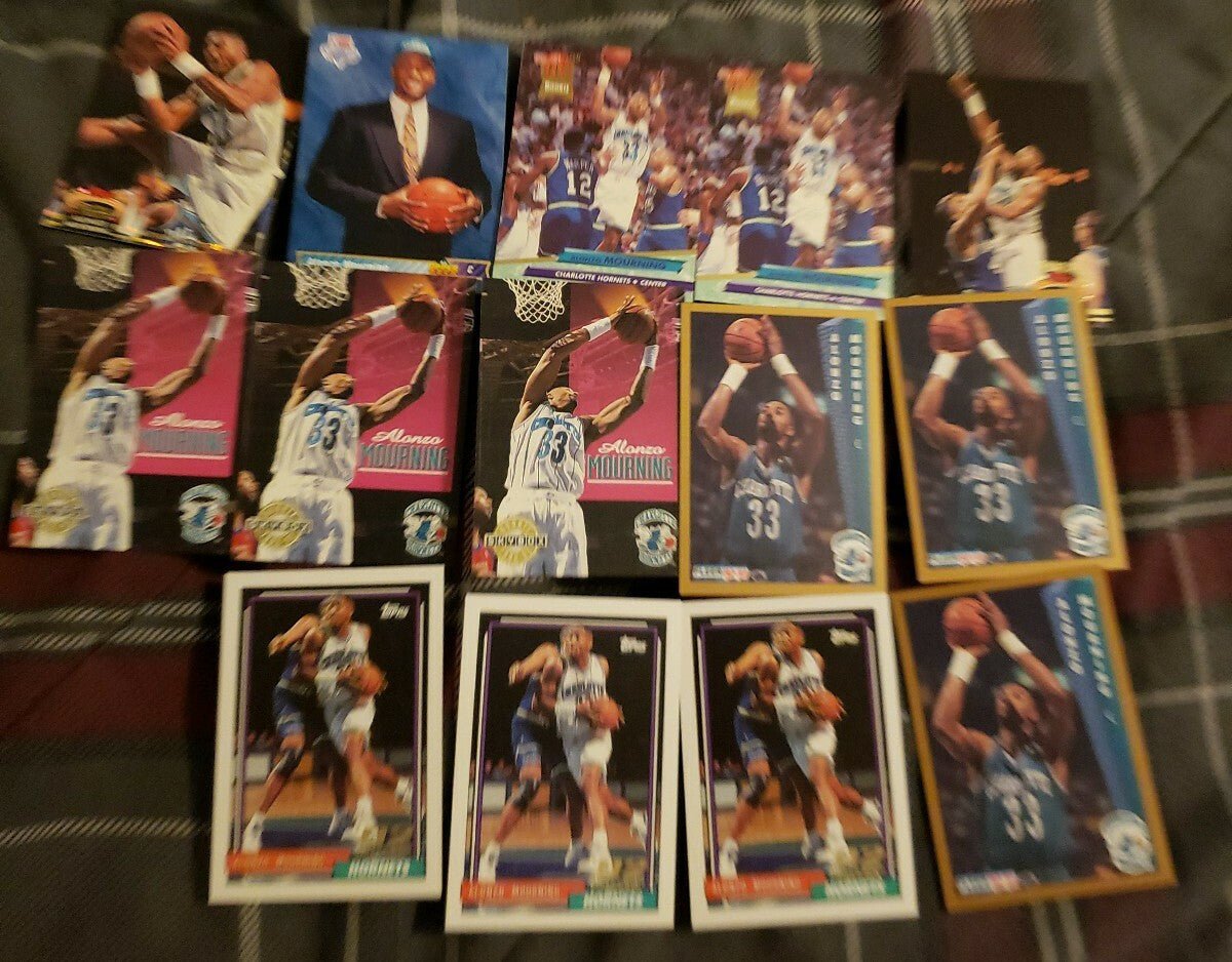 1992 - 93 Alonzo Mourning Rookie Lot - Trading Cards - ThrowbackBuys - Amanda's Awesome Finds