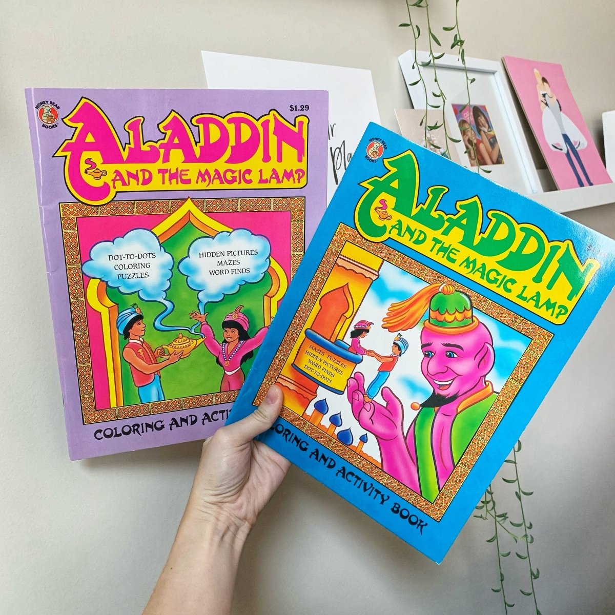 1992 Aladdin and The Magic Lamp Coloring and Activity Book Vintage - Memorabilia - ThrowbackBuys - NostalgicEpisodes