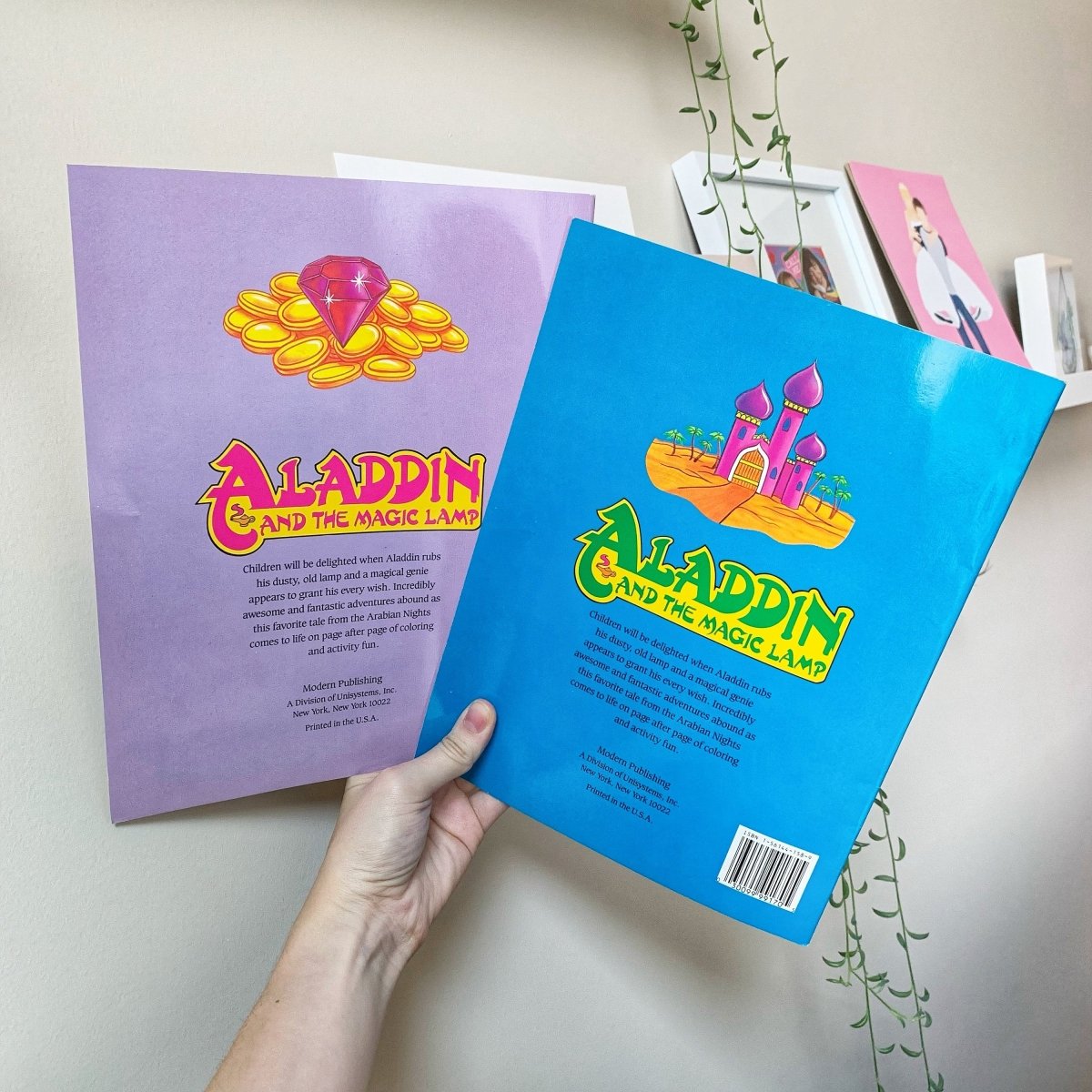 1992 Aladdin and The Magic Lamp Coloring and Activity Book Vintage - Memorabilia - ThrowbackBuys - NostalgicEpisodes