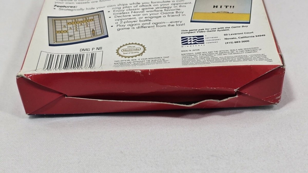 1992 - Battleship Nintendo Game Boy Game CIB Complete - Video Games - ThrowbackBuys - ResellerDoor