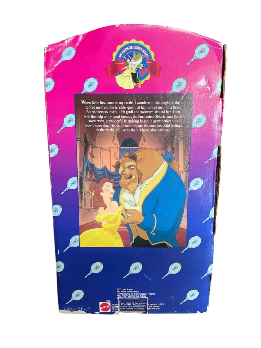 1992 Beauty and The Beast Mattel 14" 'Beast' Plush in Box - Dolls - ThrowbackBuys - Shiznit
