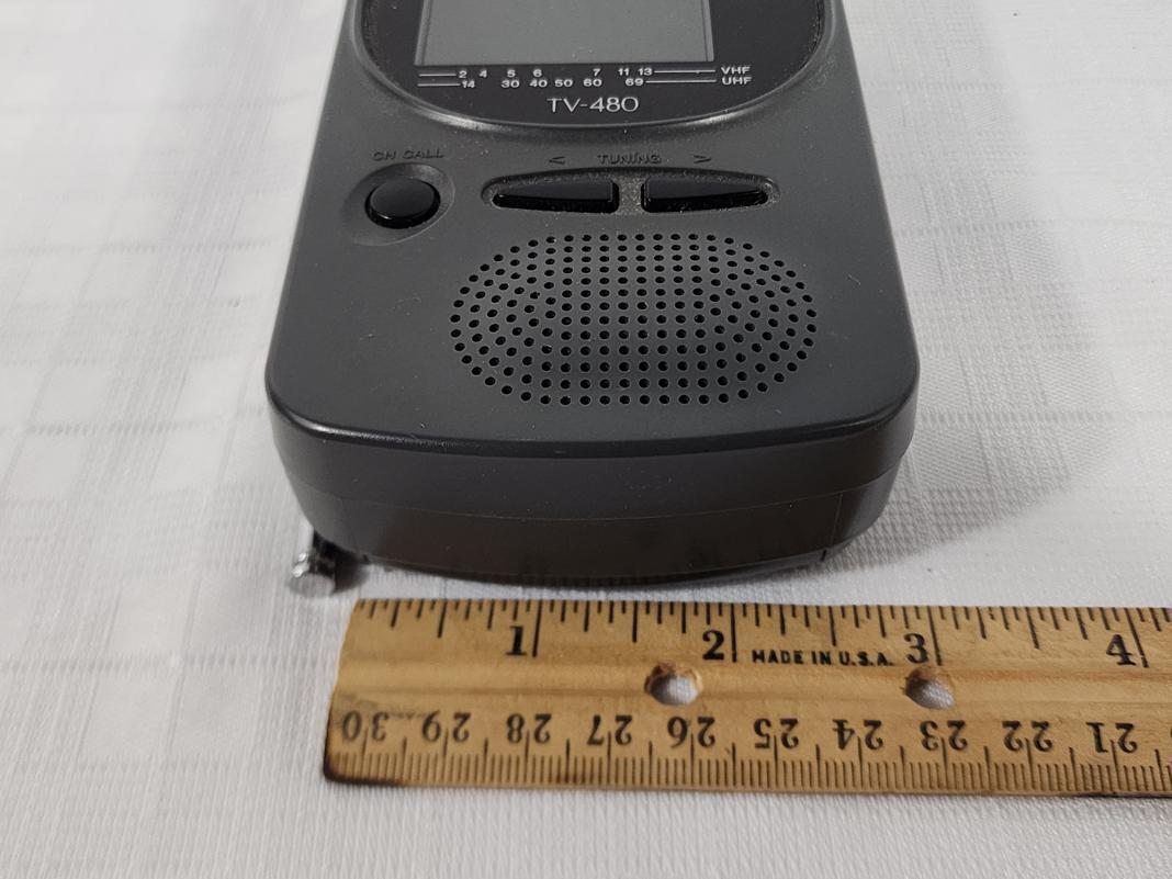 1992 - Casio LCD Pocket Color Television (TV - 480B) - 1 3/4" Screen - Portable Video - ThrowbackBuys - ResellerDoor