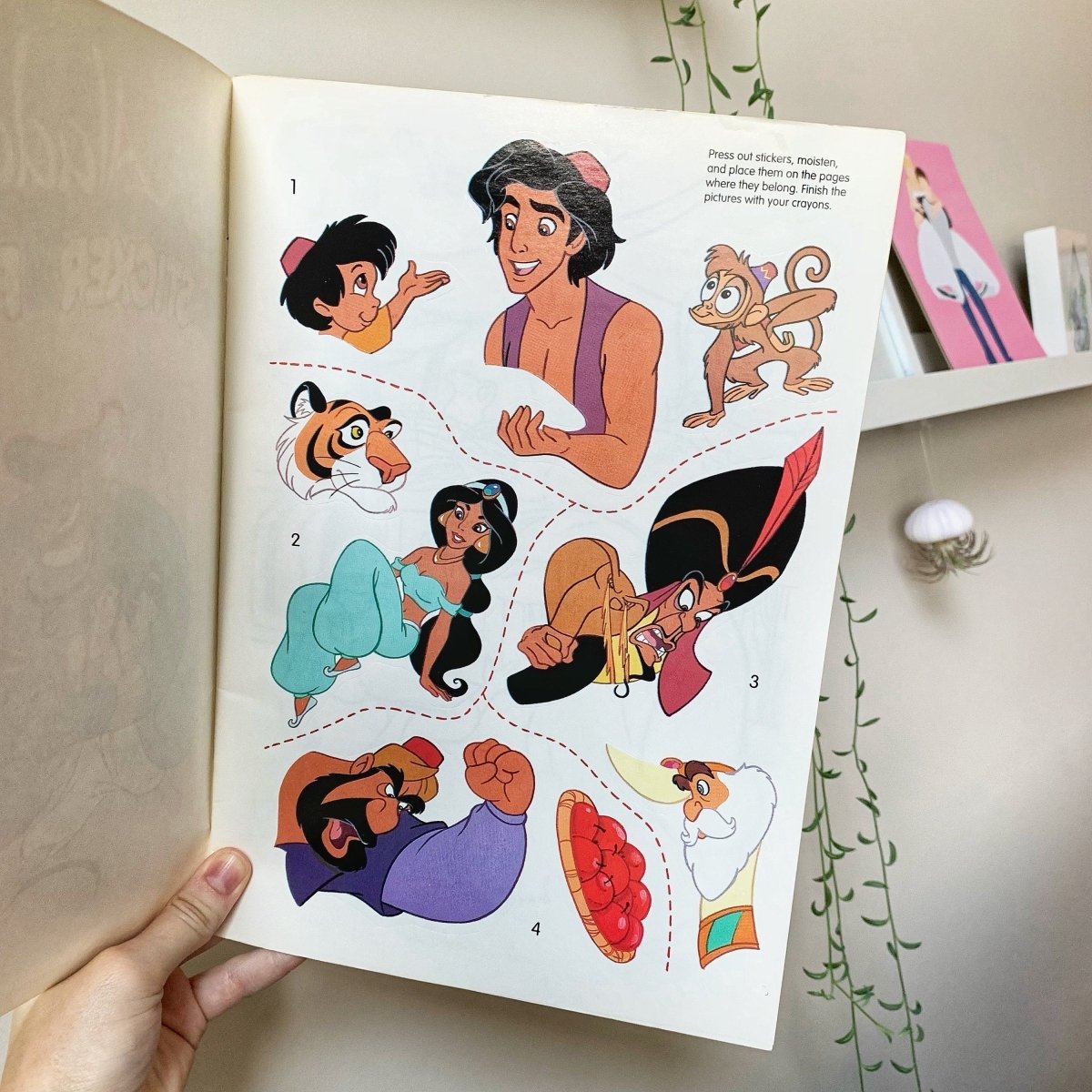 1992 Disney's Aladdin Sticker Fun Book Vintage - Memorabilia - ThrowbackBuys - NostalgicEpisodes