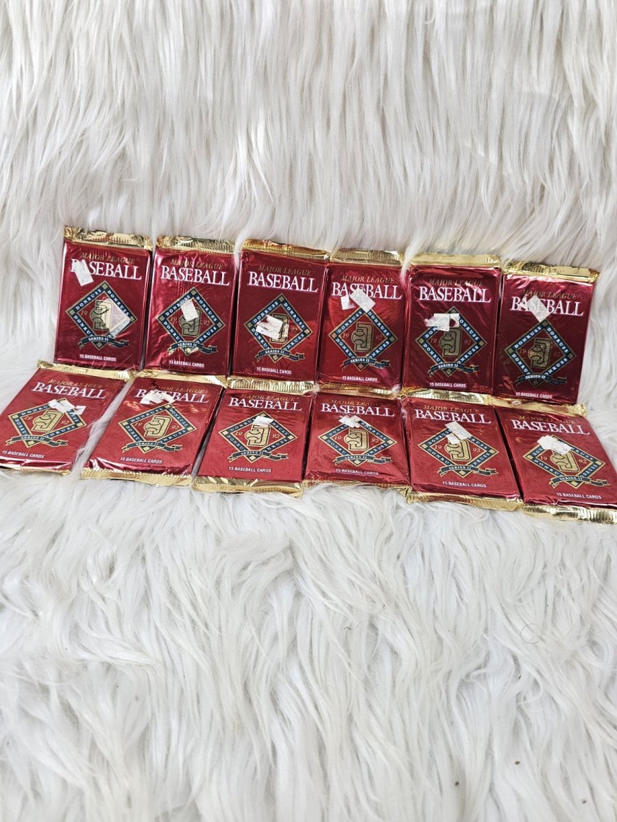1992 - Donruss Series II Major League Baseball 15 Card Pack - New Factory Sealed - Trading Cards - ThrowbackBuys - The Thrifty Gypsyy Shop