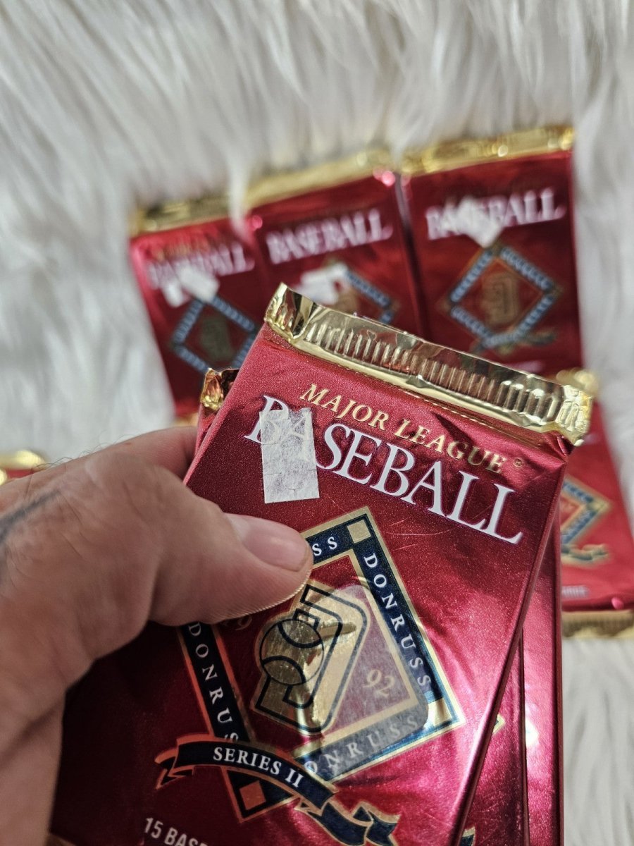 1992 - Donruss Series II Major League Baseball 15 Card Pack - New Factory Sealed - Trading Cards - ThrowbackBuys - The Thrifty Gypsyy Shop