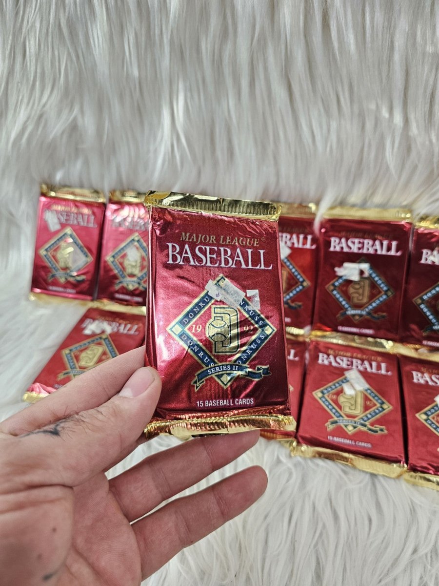 1992 - Donruss Series II Major League Baseball 15 Card Pack - New Factory Sealed - Trading Cards - ThrowbackBuys - The Thrifty Gypsyy Shop