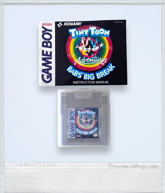 1992 - Nintendo Gameboy Tiny Toon Adventures: Babs' Big Break Game Cartridge - Video Games - ThrowbackBuys - ThrowbackBuys