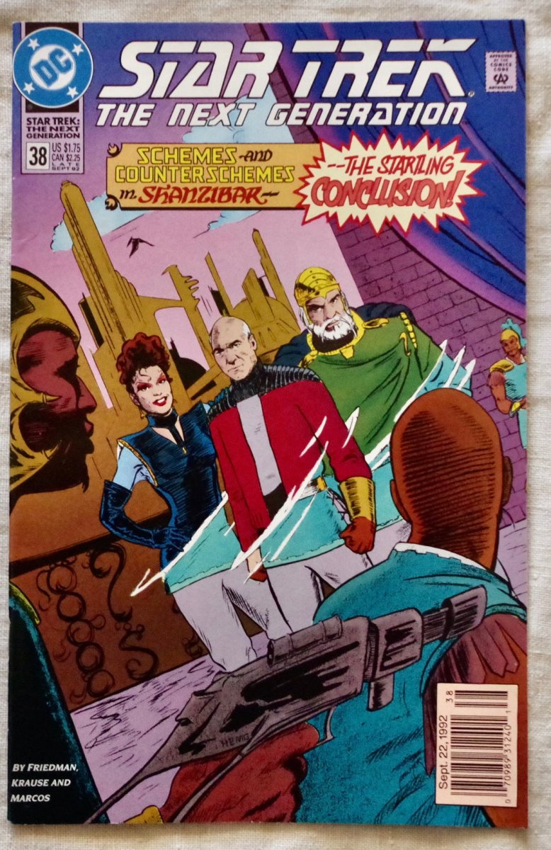 1992 Star Trek The Next Generation comic book issue 38 - Comics - ThrowbackBuys - Our Time Warp