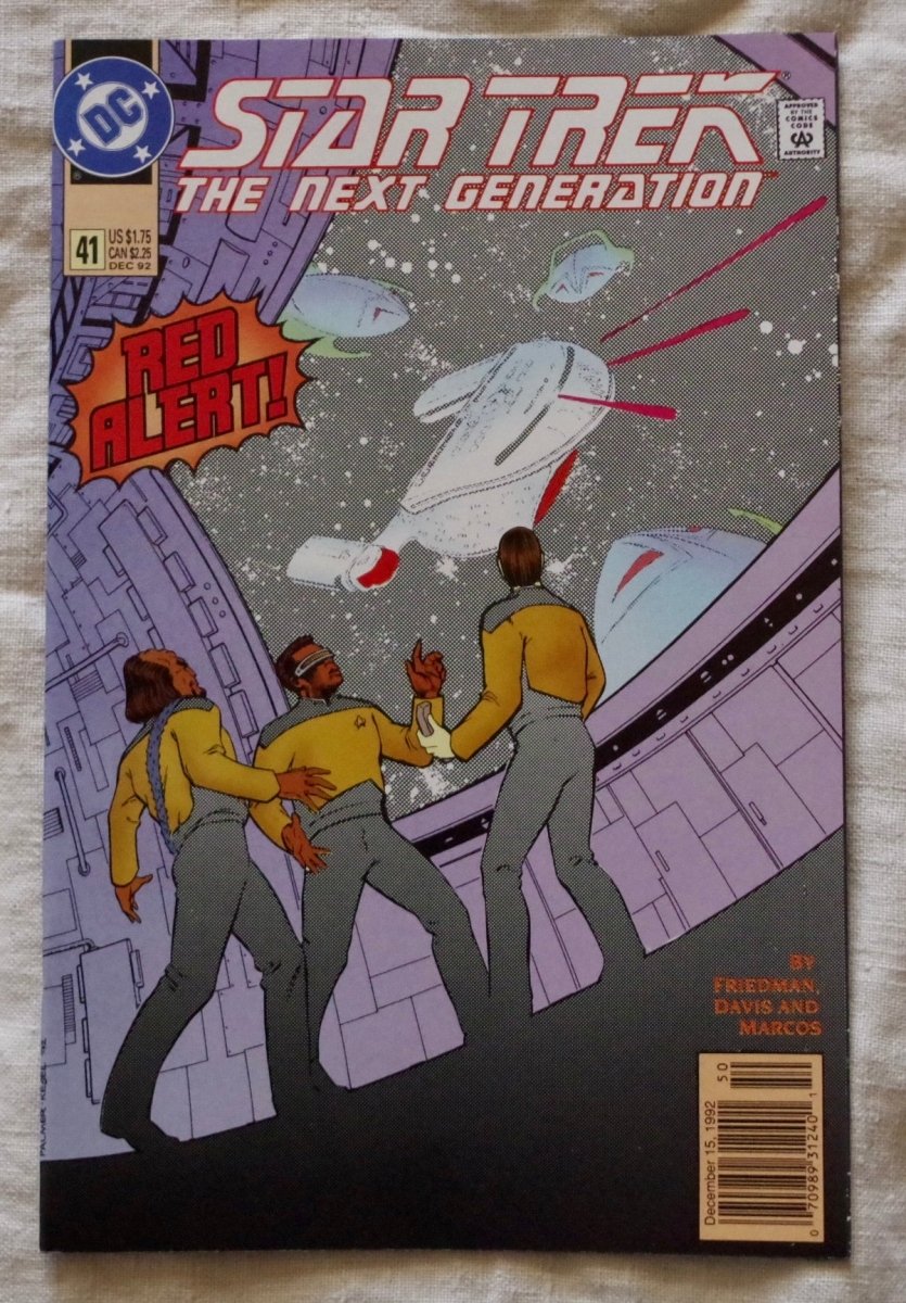 1992 StarTrek The ext Generation issue 41 - Comics - ThrowbackBuys - Our Time Warp