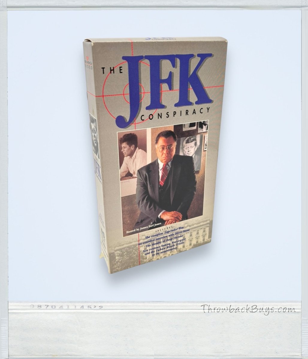 1992 - The JFK Conspiracy, Hosted by James Earl Jones VHS - RARE - VHS - ThrowbackBuys - ThrowbackBuys
