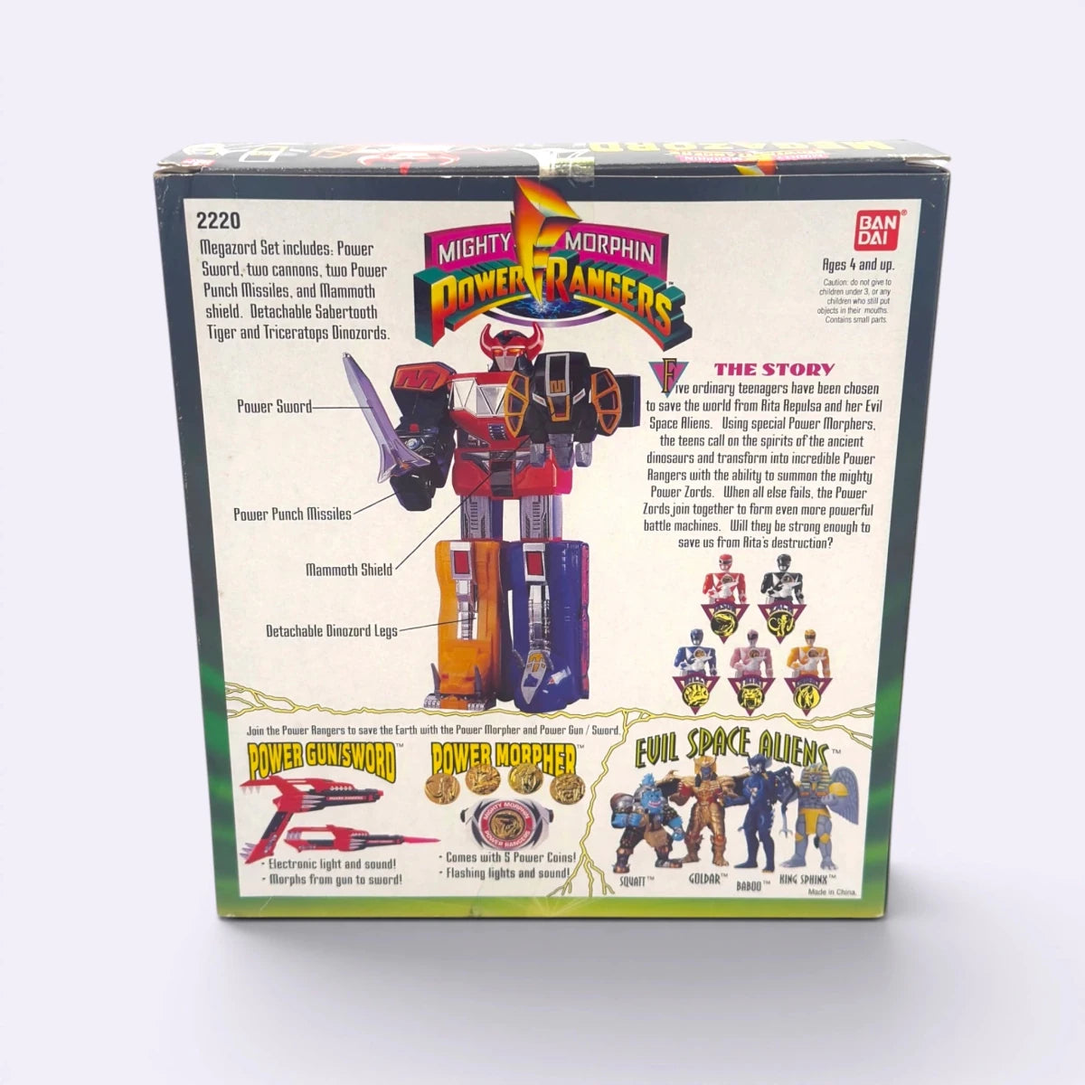 1993 - Bandai: Mighty Morphin Power Rangers Megazord CIB - RARE - Action Figures & Collectibles - ThrowbackBuys -Only90sKidsKnow