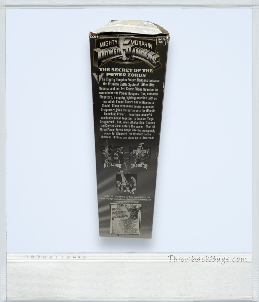 1993 - Bandai Mighty Morphin Power Rangers MEGAZORD: Collector's Black & Gold Edition - RARE - Collectible Toys - ThrowbackBuys - ThrowbackBuys