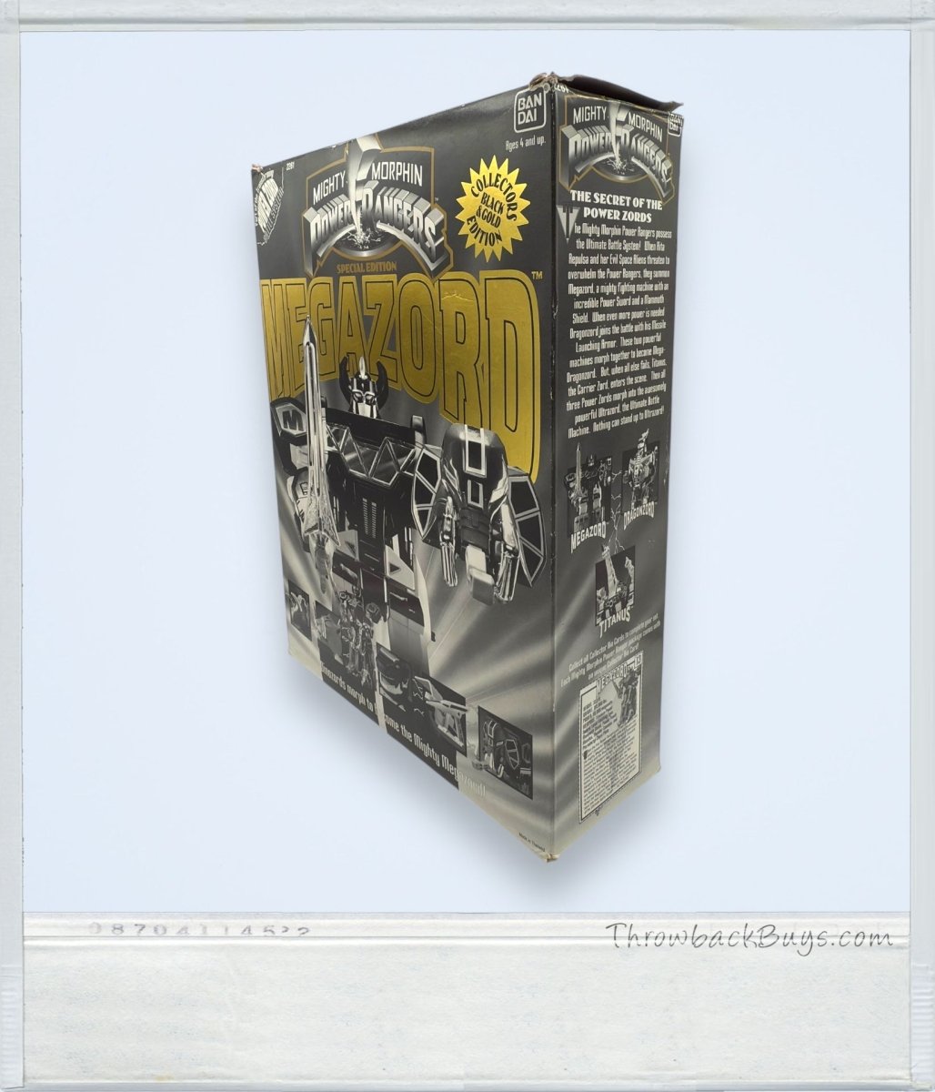 1993 - Bandai Mighty Morphin Power Rangers MEGAZORD: Collector's Black & Gold Edition - RARE - Collectible Toys - ThrowbackBuys - ThrowbackBuys