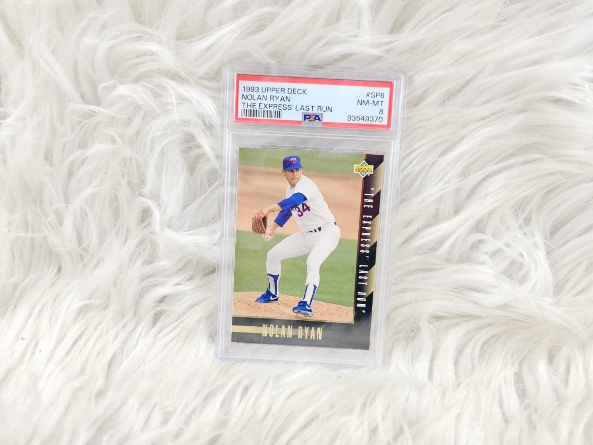 1993 - Baseball Card Upper Deck Nolan Ryan The Express Last Run SP6 - PSA 8 - Trading Cards - ThrowbackBuys - The Thrifty Gypsyy Shop