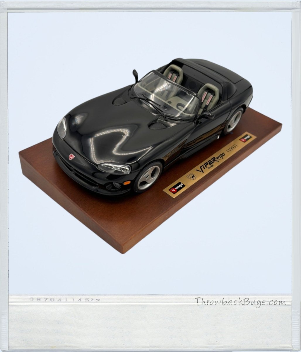 1993 - Bburago Dodge Viper RT/10 Toy Car Collectible - RARE - Collectible Toys - ThrowbackBuys - ThrowbackBuys