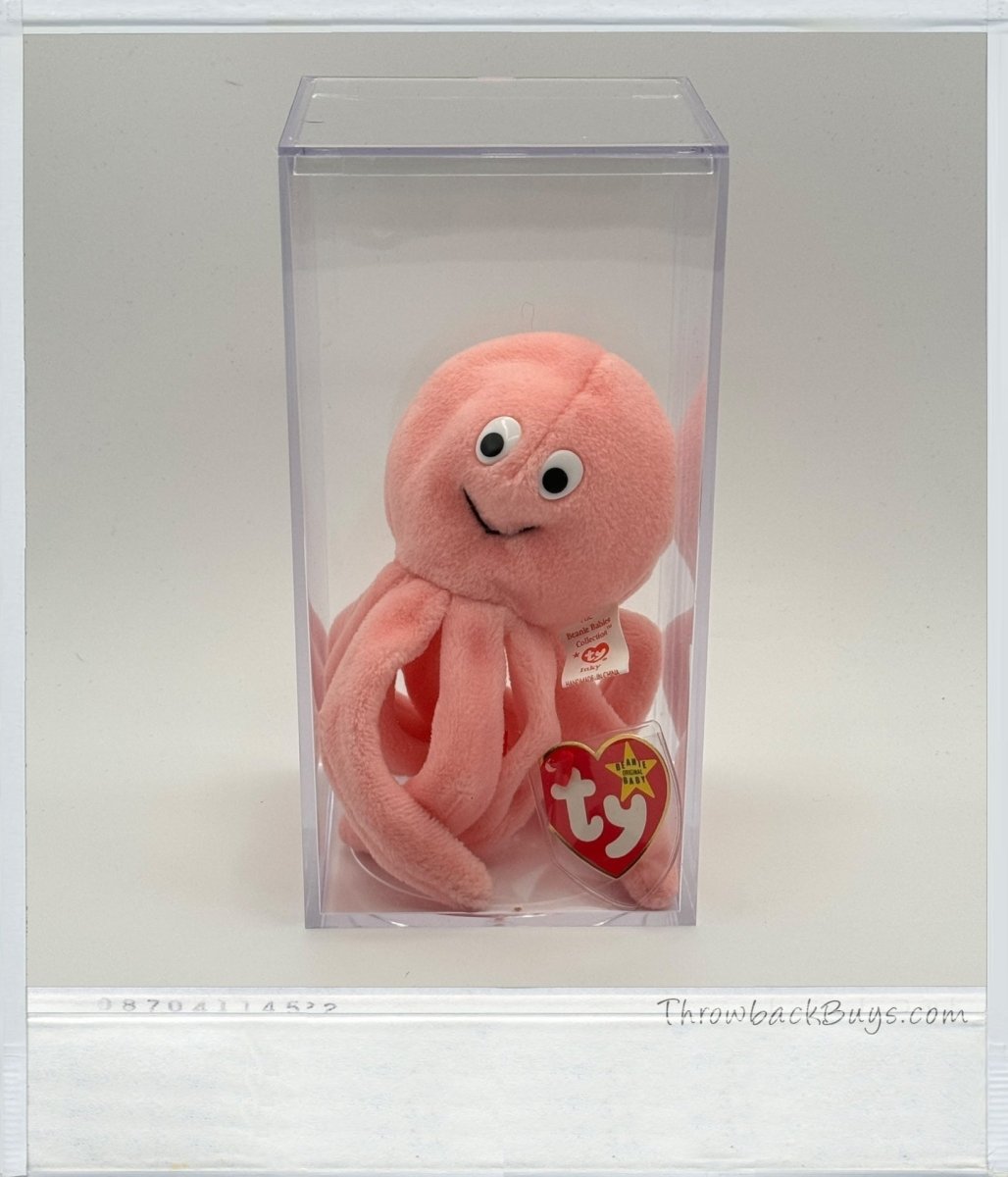 1993 - Beanie Babies Collection: Inky the Octopus w/PVC Pellets - RARE - Collectible Toys - ThrowbackBuys - ThrowbackBuys