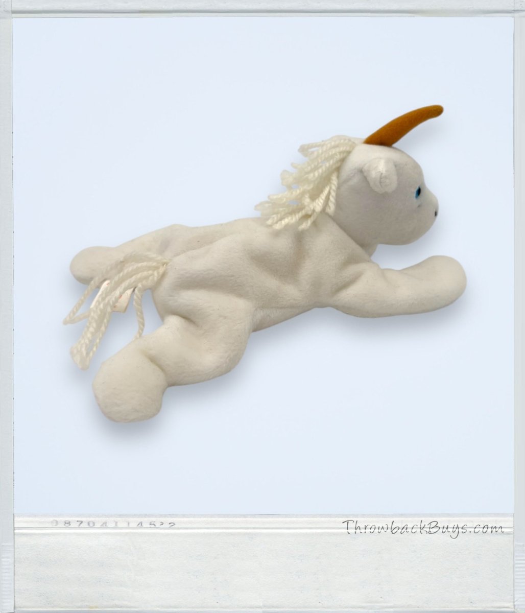 1993 - Beanie Babies Collection: Mystic (Original White Unicorn, PVC Pellets) - Collectible Toys - ThrowbackBuys - ThrowbackBuys