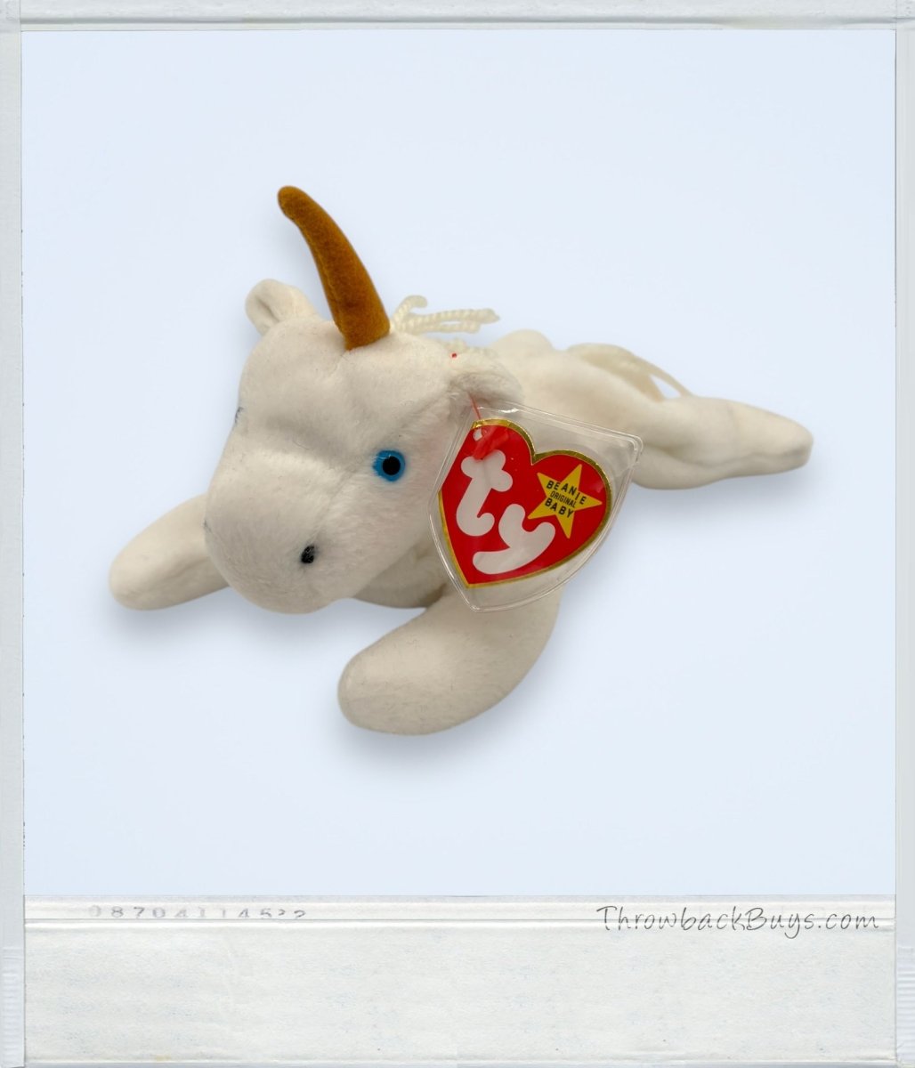 1993 - Beanie Babies Collection: Mystic (Original White Unicorn, PVC Pellets) - Collectible Toys - ThrowbackBuys - ThrowbackBuys