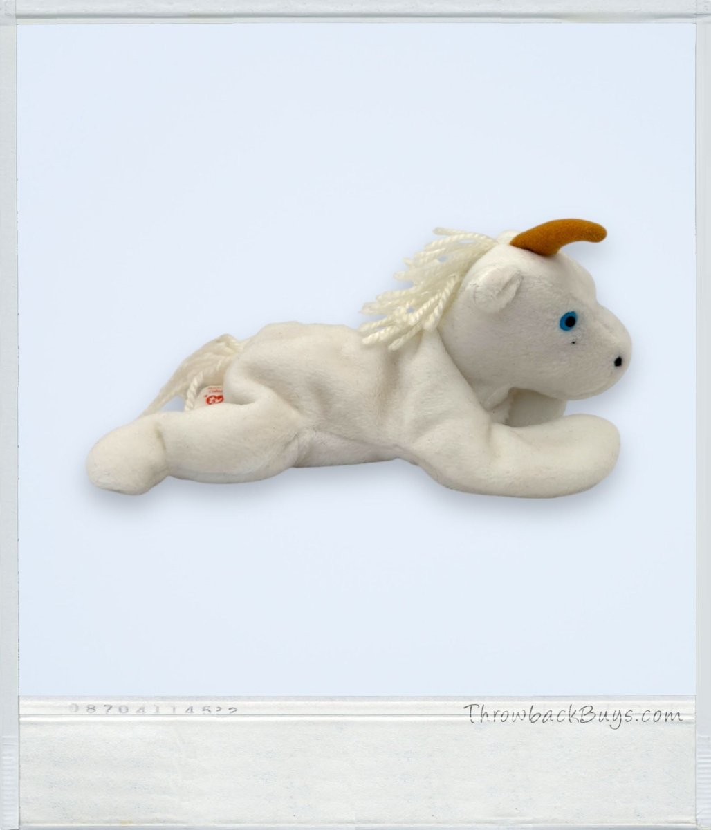 1993 - Beanie Babies Collection: Mystic (Original White Unicorn, PVC Pellets) - Collectible Toys - ThrowbackBuys - ThrowbackBuys
