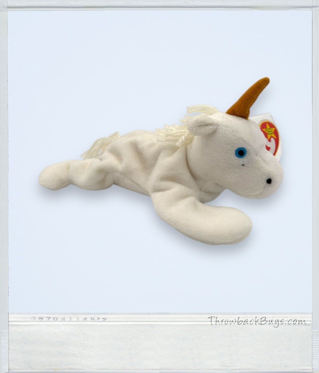 1993 - Beanie Babies Collection: Mystic (Original White Unicorn, PVC Pellets) - Collectible Toys - ThrowbackBuys - ThrowbackBuys