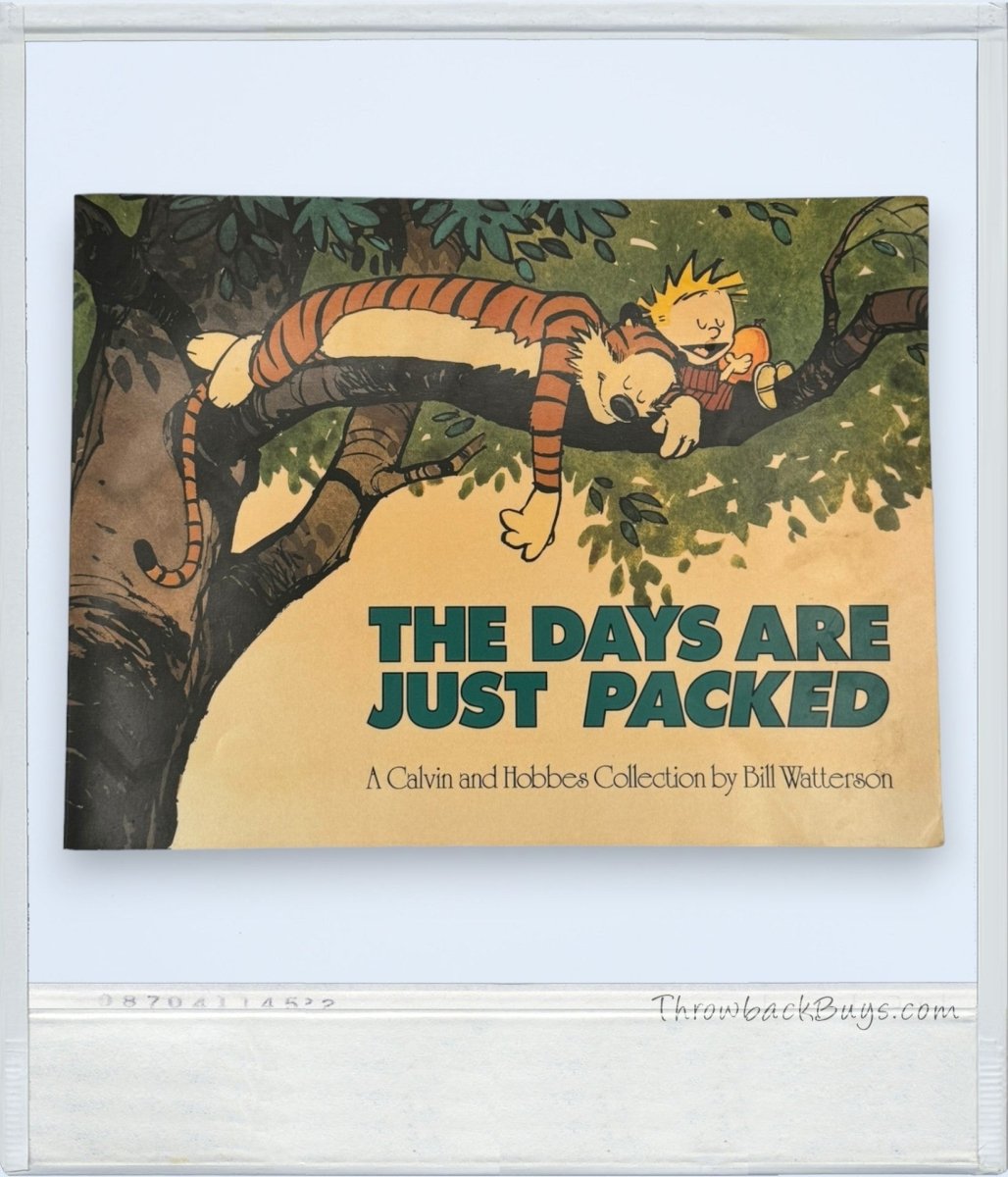 1993 - Calvin & Hobbes: The Days Are Just Packed by Bill Watterson - Books - ThrowbackBuys - ThrowbackBuys