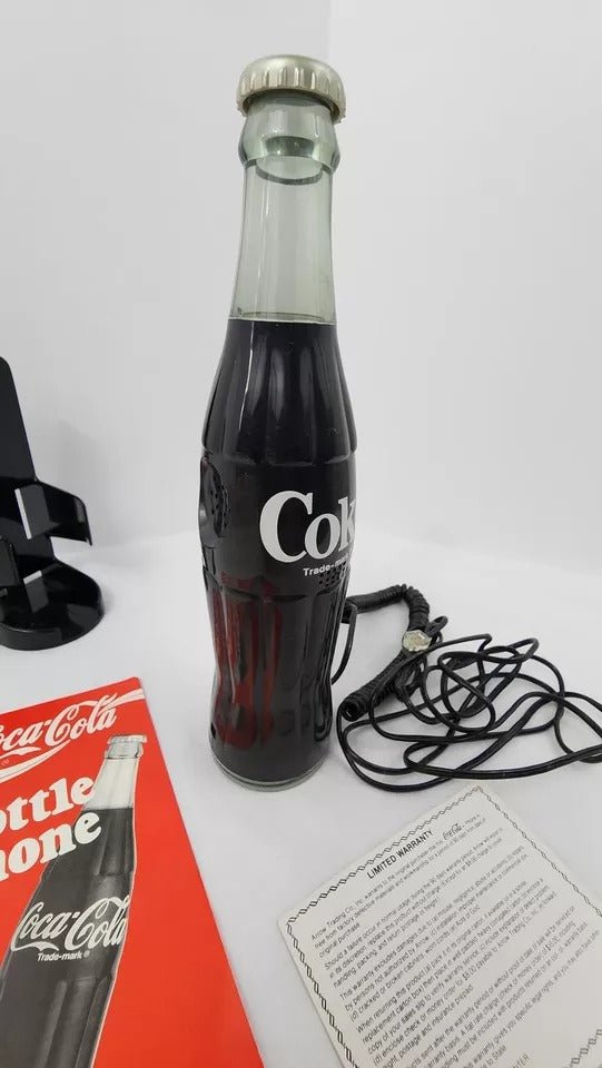 1993 - Coca - Cola Bottle Phone w/ Box - Corded Phones - ThrowbackBuys - ResellerDoor