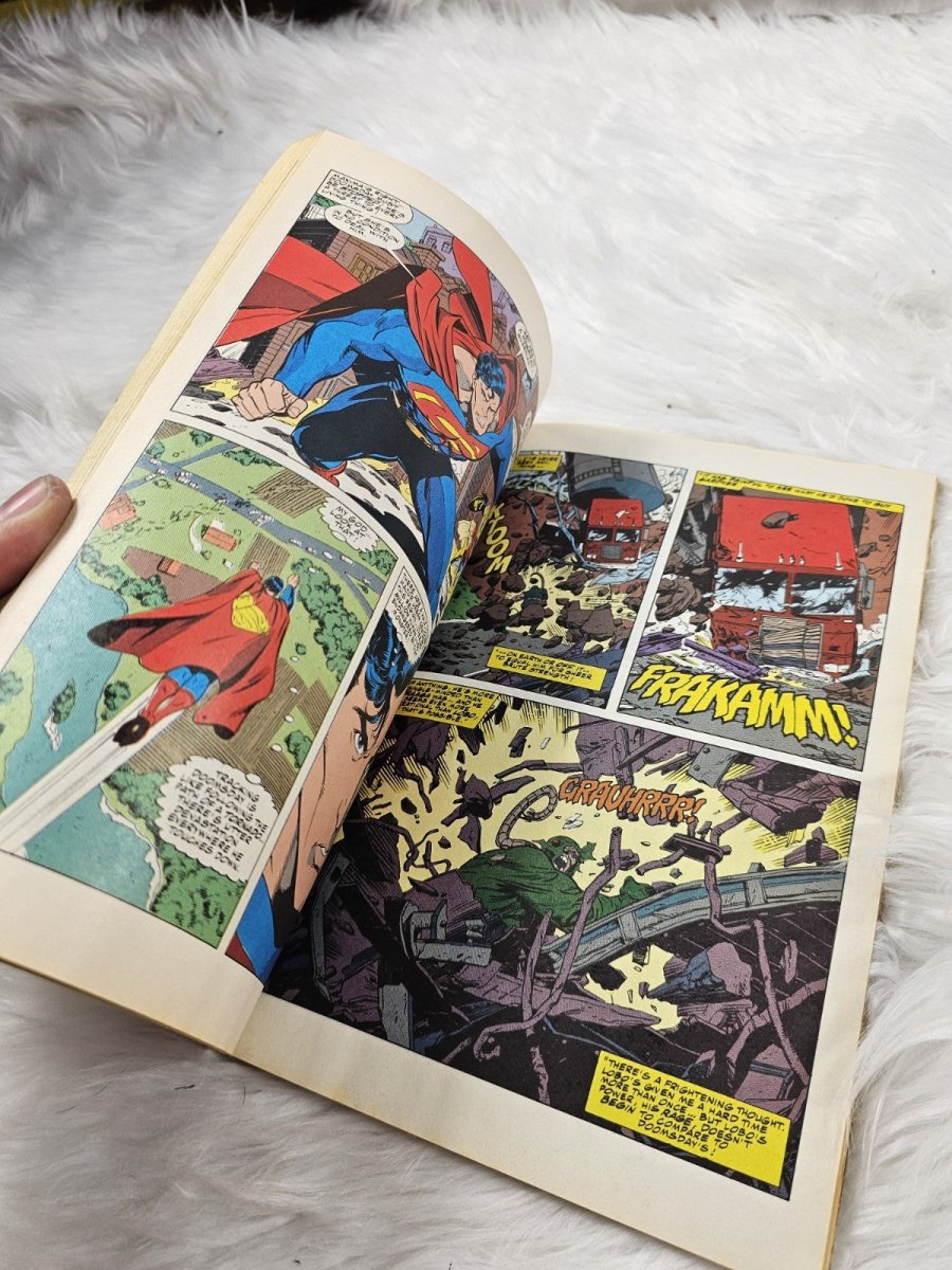 1993 - Death of Superman - TRADE PAPERBACK - 1ST PRINT (6.5/7.0) - Comics - ThrowbackBuys - The Thrifty Gypsyy Shop
