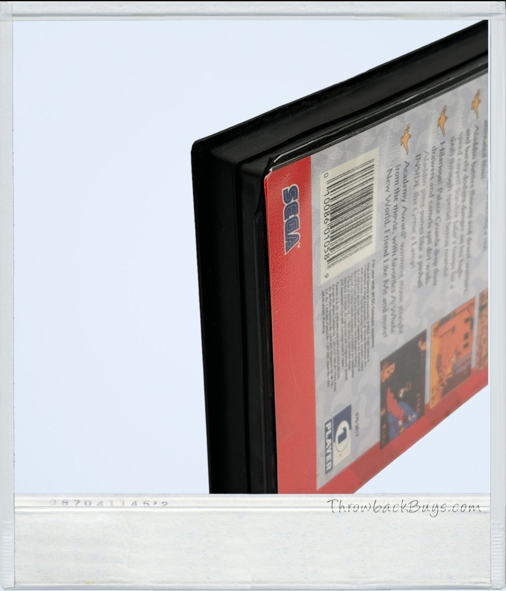 1993 - Disney's "Aladdin" Sega Genesis Game - Video Games - ThrowbackBuys - ThrowbackBuys